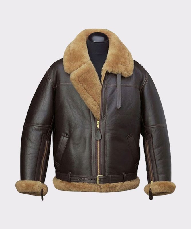 Mens Aviator B3 Flying Jacket Men s Shearling Pilot Jacket