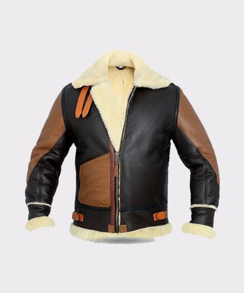 Mens B3 Aviator Shearling Sheepskin Jacket