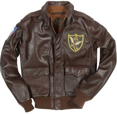 Mens Flying Tigers A-2 Brown Jacket