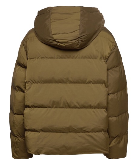 Mens Brown Puffer Hooded Jacket | Winter Brown Puffer Hooded Jacket