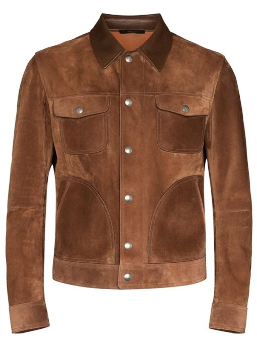 Brown Suede Leather Jacket | Mens Brown Leather Jacket