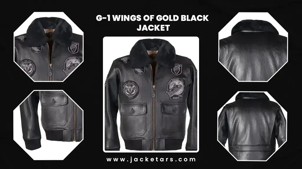 G-1 Wings of Gold Black Jacket