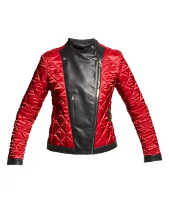 Sports Quilted Leather Jacket