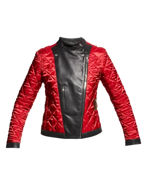 Sports Quilted Leather Jacket