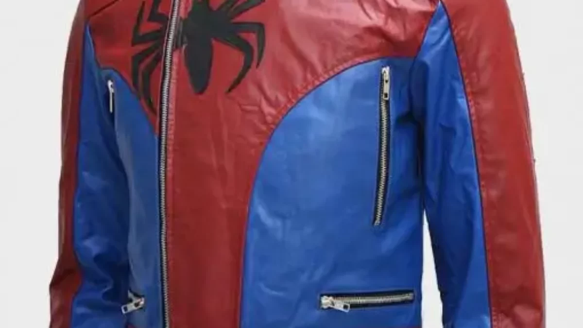 Spider-man Unisex Adult Bomber Leather Jacket EX 0663RM