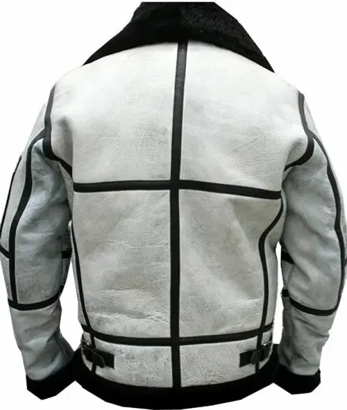 Men's RAF B3 Bomber Flight Aviator Leather Jacket