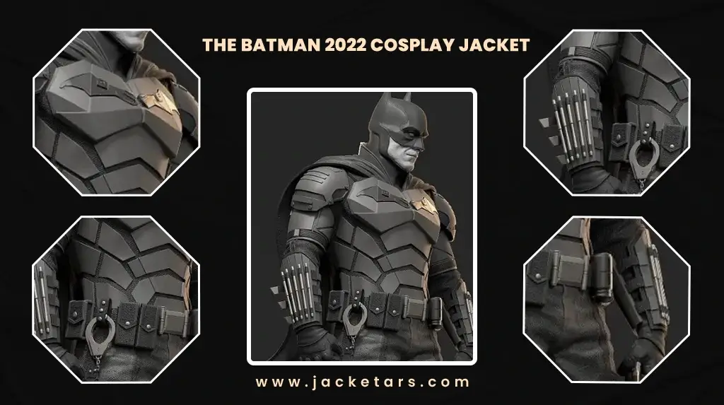 The Batman 2022 Cosplay Jacket | Bruce Wayne Batman Costume Jacket