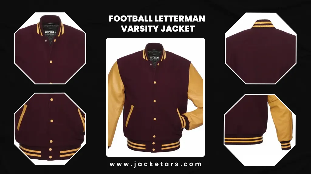 Football Letterman Varsity Jacket
