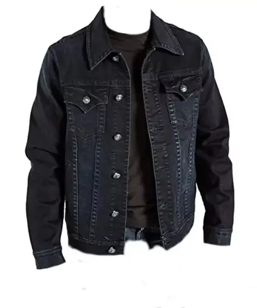 Vintage Black Denim Jacket