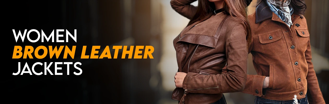 Women Brown Leather Jackets