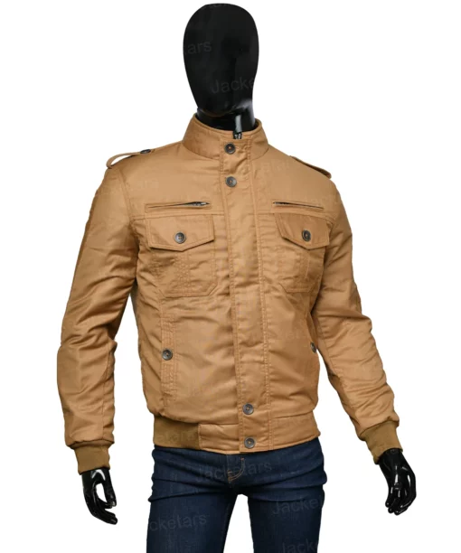 Mens Pilot Bomber Flight Jacket