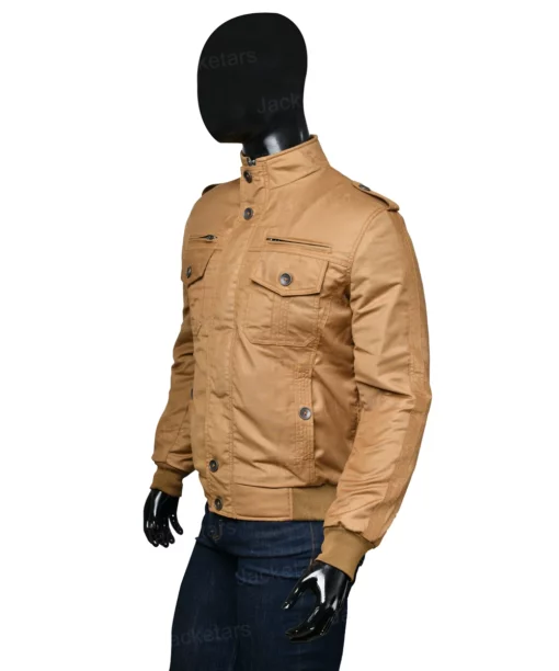 Mens Pilot Bomber Flight Jacket