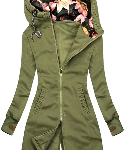 Women's Turtleneck Hooded Jacket