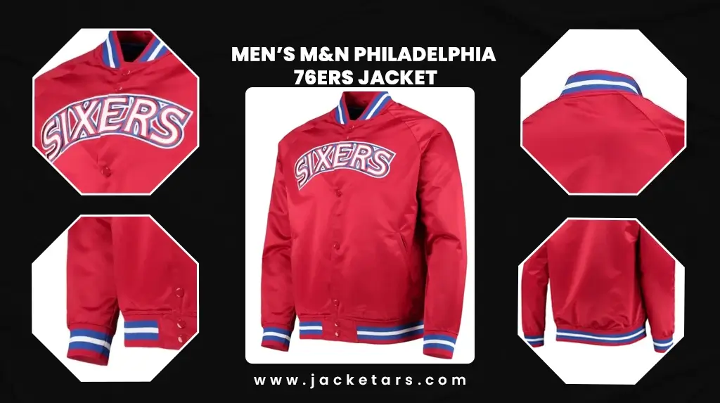 Men’s M&N Philadelphia 76ers Jacket