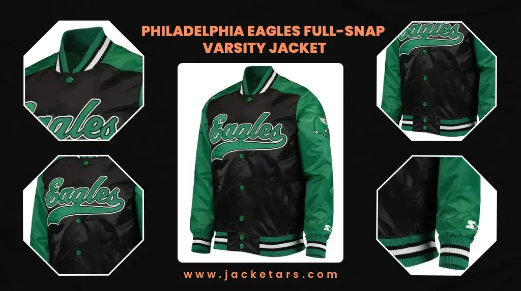 Philadelphia Eagles Full-Snap Varsity Jacket