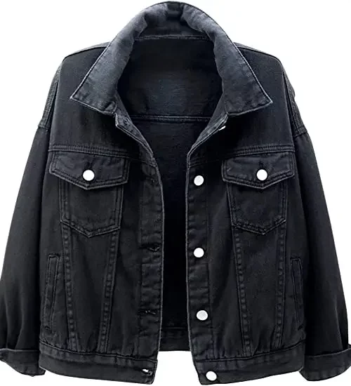 Women's Black Denim Jacket