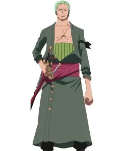 One Piece Roronoa Zoro Green Coat