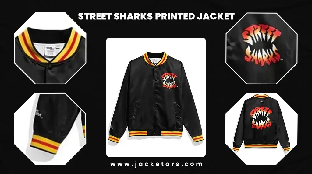 Street Sharks Printed Jacket
