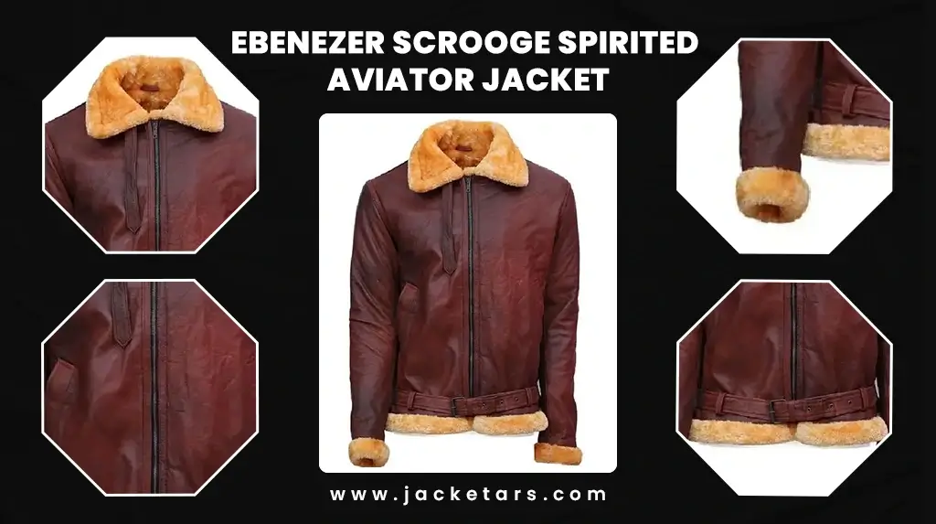 Ebenezer Scrooge Spirited Aviator Jacket