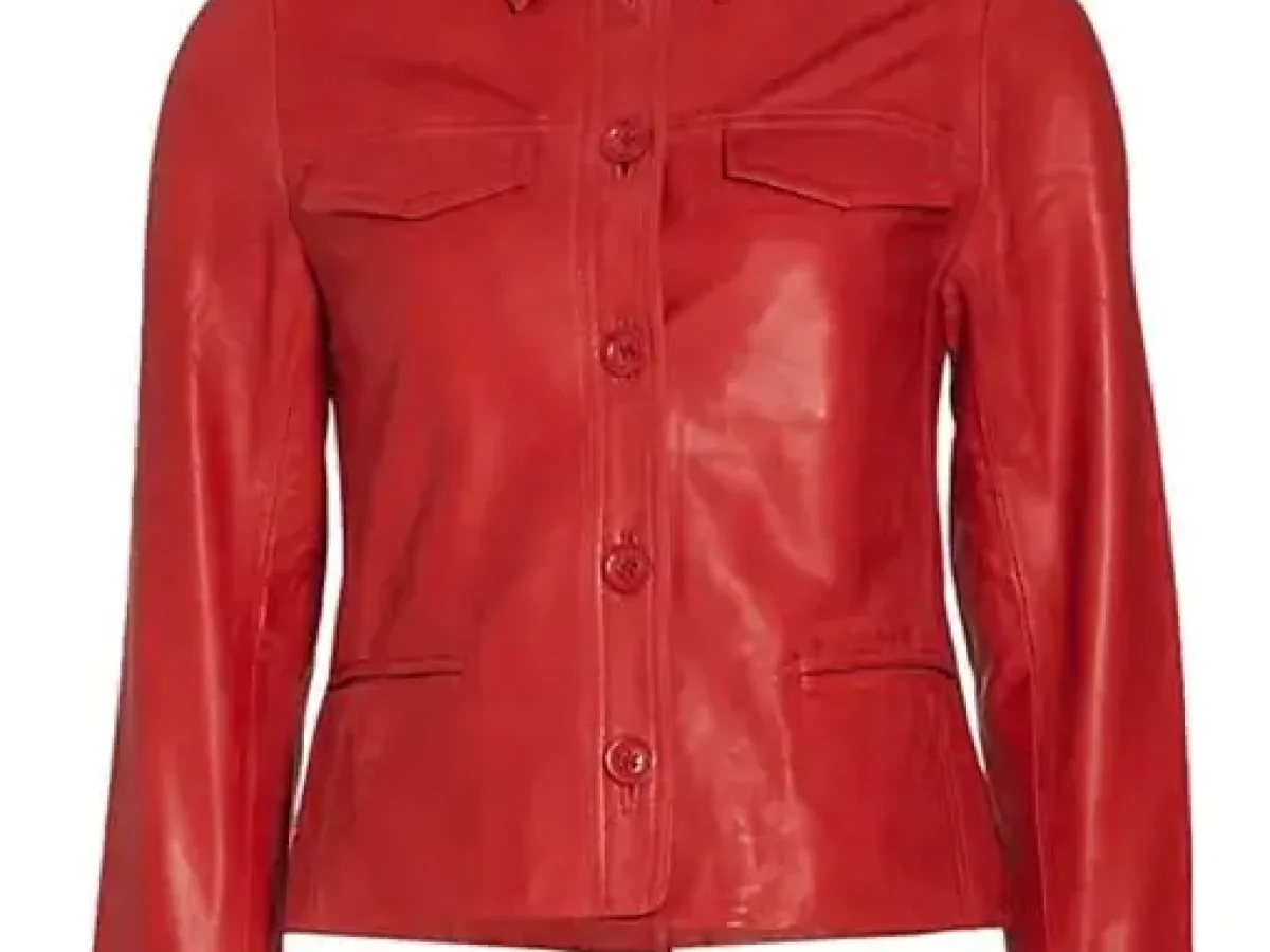 Jacketars Women Stud Button Jacket