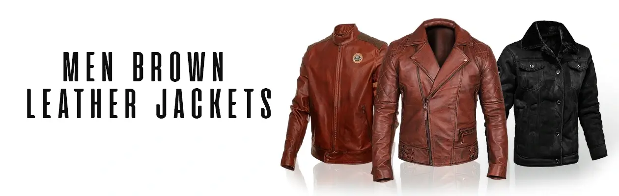 Men Brown Leather Jackets