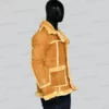 Mens Sheepskin Leather Fur Coat