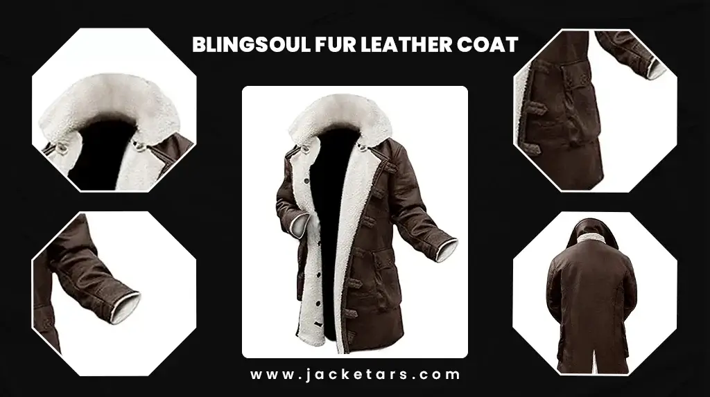Blingsoul Fur Leather Coat