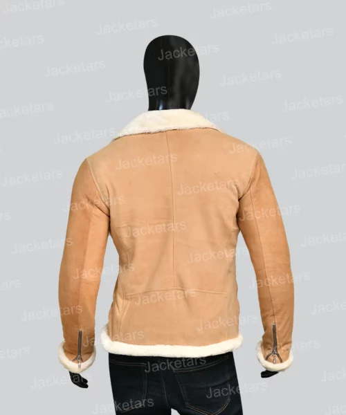 Women Brown Faux Shearling Jacket