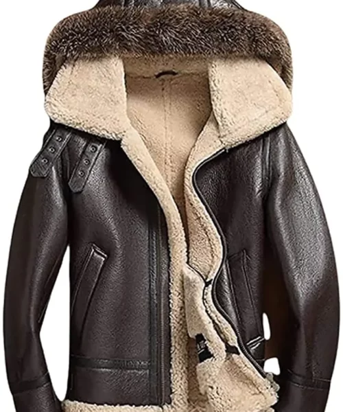 Men's Aviator B3 Shearling Sheepskin Leather Jacket