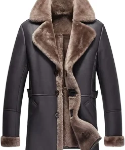 Mens B3 Sheepskin Fur Coat