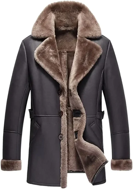 Mens B3 Sheepskin Fur Coat