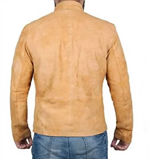 Mens Camel Leather Jacket