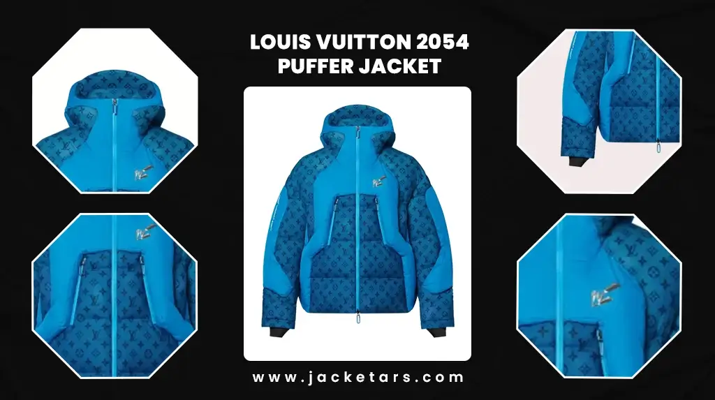 Louis Vuitton 2054 Puffer Jacket  Louis Vuitton Blue Puffer Jacket