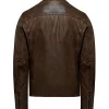 Men's Café Racer Leather Jacket