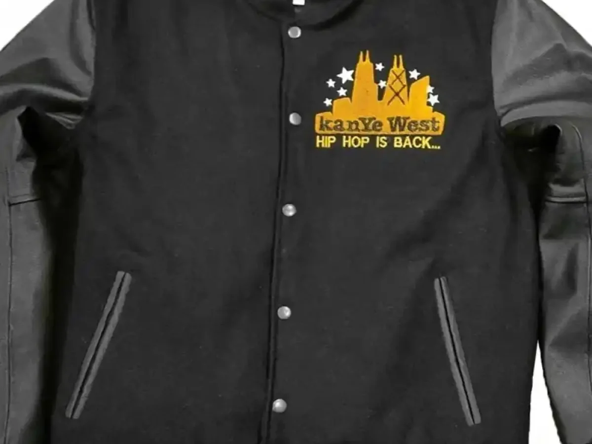 Jacketars Hip Hop Puzzle Embroidered Letterman Jacket