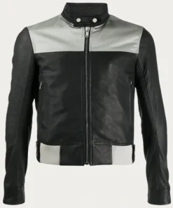 Mens Slim Fit Motorcycle Leather Jacket