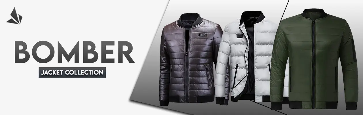 Men's Genuine Leather Bomber Jacket
