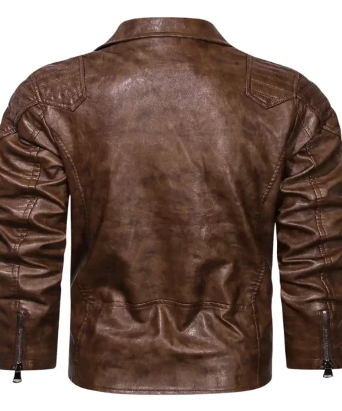 Men Collar Fold Jacket
