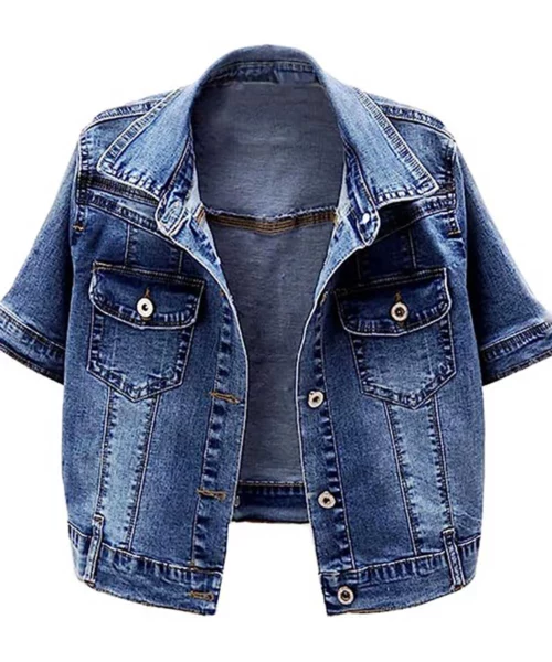 Short Sleeve Denim Jacket