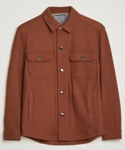 Mens Brown Wool Jacket