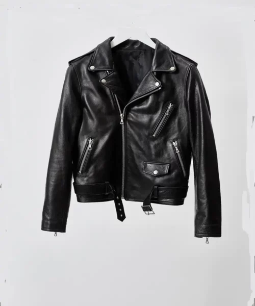 Black Leather Moto Jacket