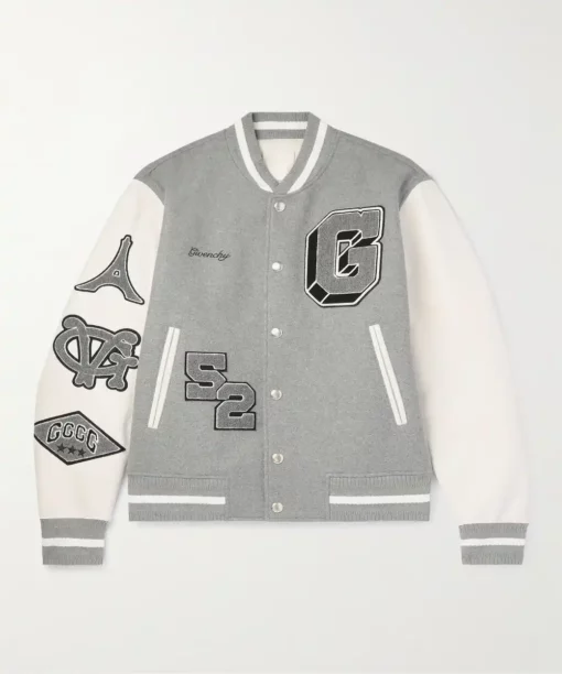 Gray Varsity Jacket
