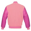Pink Varsity Jacket Womens