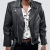 Heart Breaker Black Leather Jacket