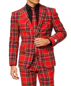 Christmas Plaid Suit