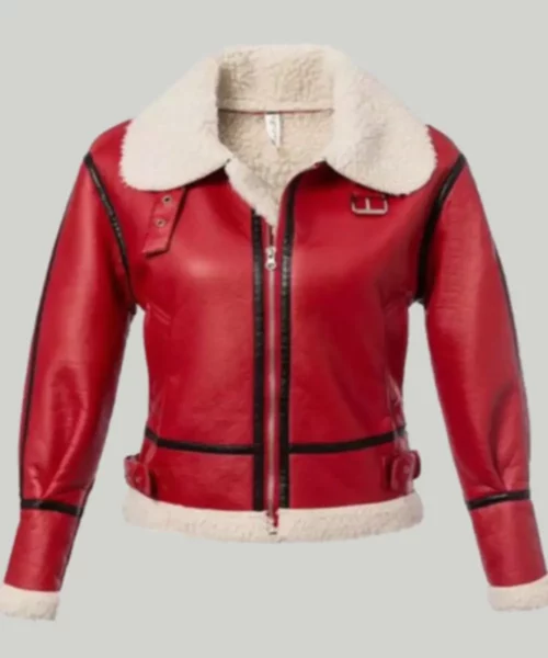 Christmas Shearling Leather Jacket