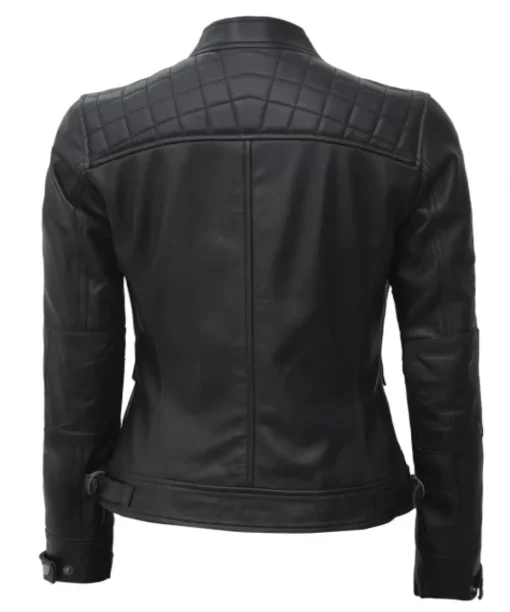 Petite Black Leather Jacket