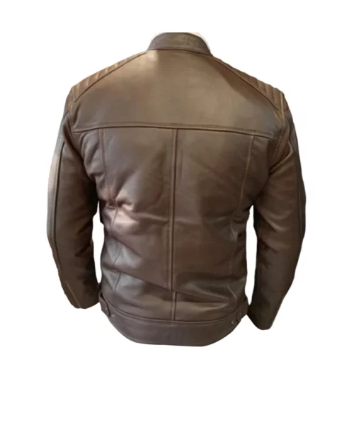 Brown Motorcycle Biker Jacket