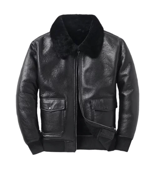 Men B3 Bomber Leather Jacket