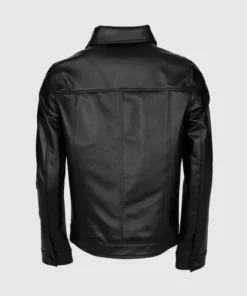 Men Black Motorcycle Jacket